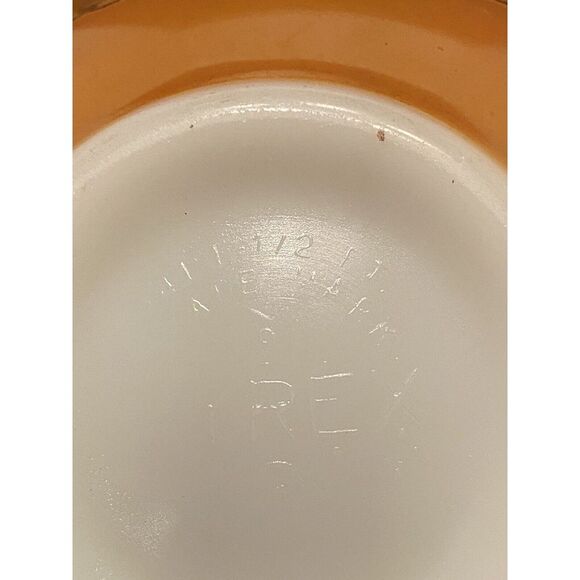 1960's Pyrex Cinderella Mixing Bowl 4Qt, 2.5Qt & 1.5Qt Old Orchard 3-piece Set. - Picture 11 of 16